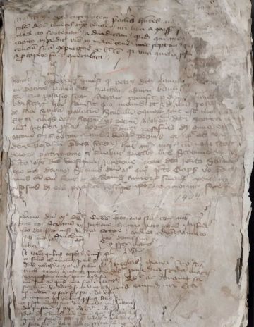 To zapiski z 1404 roku! Najstarsza księga miejska z Turku - fot.: Wielkopolskie Archiwum Społeczne