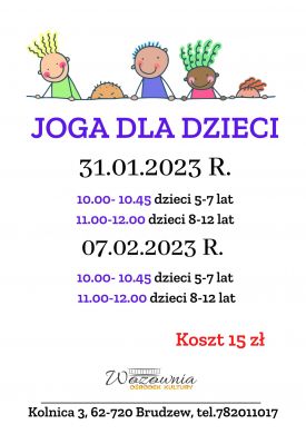 Joga dla dzieci w OK Wozownia