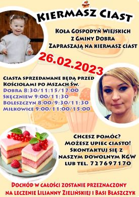 Charytatywny Kiermasz Ciast KGW z gminy Dobra
