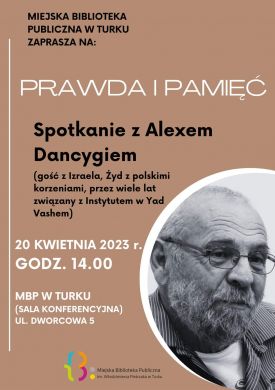 Spotkanie z Alexem Dancygiem w MBP w Turku