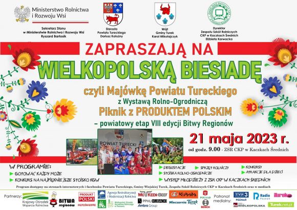 Wielkopolska Biesiada czyli Majówka Powiatu Tureckiego 2023