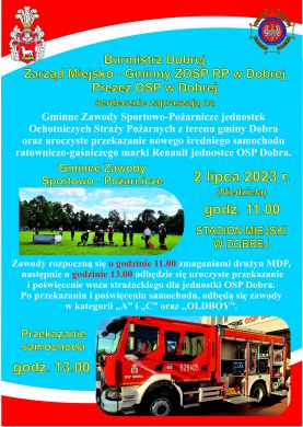 Gminne Zawody Sportowo-Pożarnicze w Dobrej