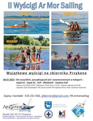 II Wyścig ArMor Sailing na zbiorniku Przykona