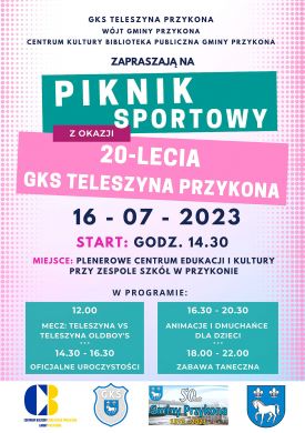 Piknik Sportowy z okazji 20-lecia GKS Teleszyna Przykona