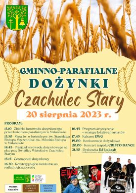 Dożynki gminy Malanów w Czachulcu Starym