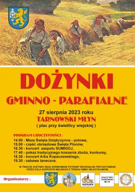 Dożynki 2023. gminy Władysławów w Tarnowskim Młynie