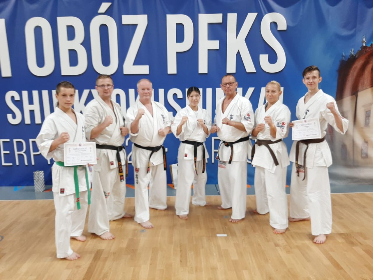 Sensei Emi dała czadu a turkowscy karatecy wrócili z Czarnymi Pasami! - fot.: KSiSW w Turku