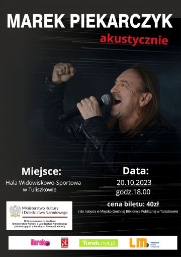 Legenda polskiego rocka! Jedyny taki koncert - Marek Piekarczyk w Tuliszkowie!