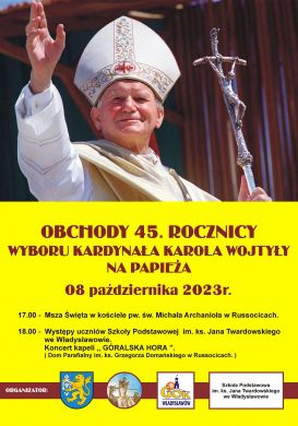 45 rocznica wyboru Karola Wojtyły na Papieża