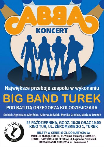 Big Band Turek bierze na warsztat przeboje ABBY! Podwójny koncert już w niedzielę!
