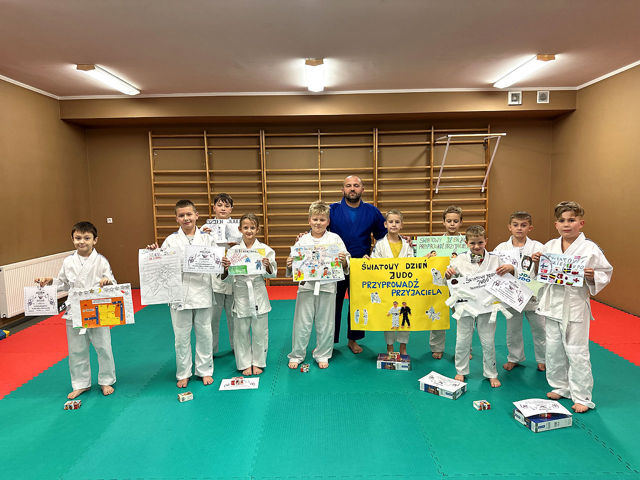 Na Światowy Dzień Judo w Tuliszkowie konkurs plastyczny - fot.: Michał Gaj