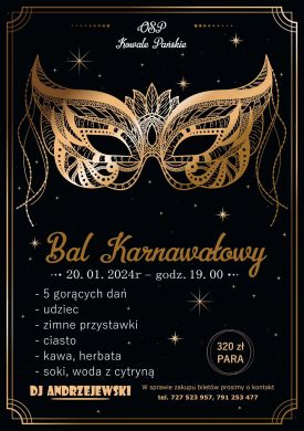 Bal Karnawałowy w OSP Kowale Pańskie