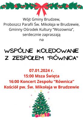 Kolędowanie z zespołem Równica w Brudzewie