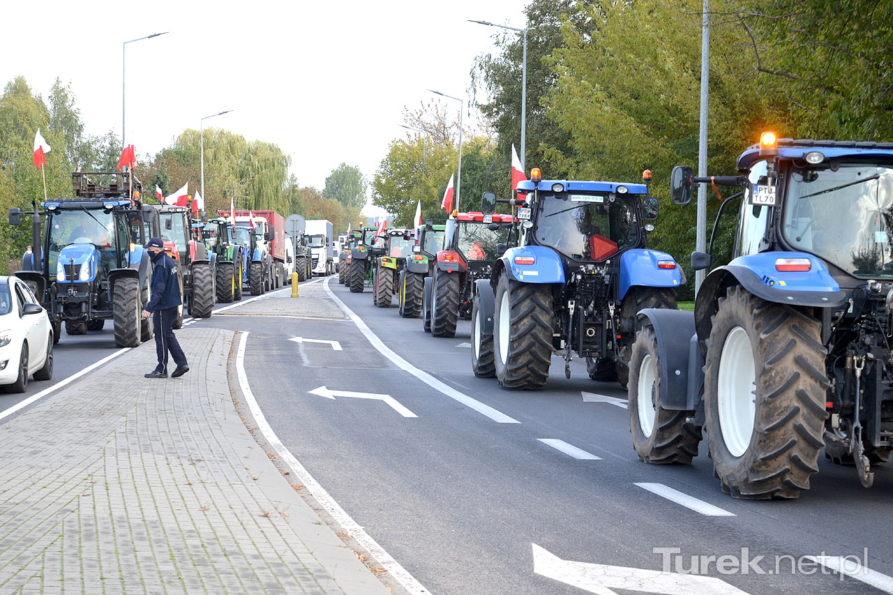Rolnicy znów zablokują miasto. Protesty na drogach w całym kraju także w Turku - Protest rolników w Turku / fot. Archiwum Turek.net.pl