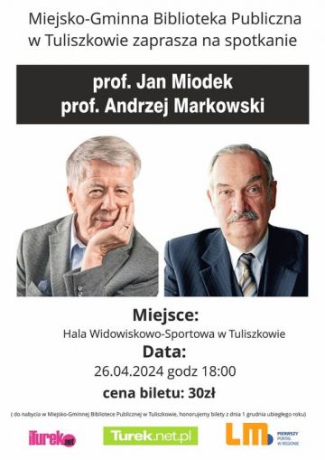 Profesorowie Miodek i Markowski w Tuliszkowie