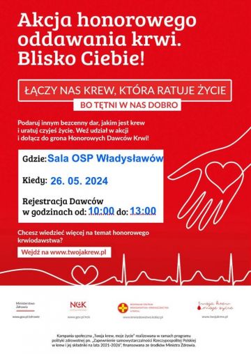 Akcja honorowego oddawania krwi we Władysławowie