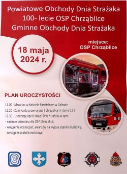Powiatowy Dzień Strażaka oraz 100-lecie OSP Chrząblice