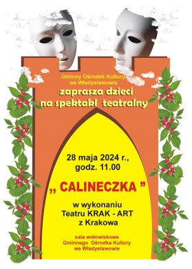 Spektakl Calineczka w GOK Władysławów