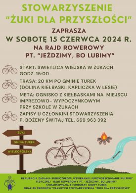 Rajd rowerowy pt. Jeździmy, bo lubimy 