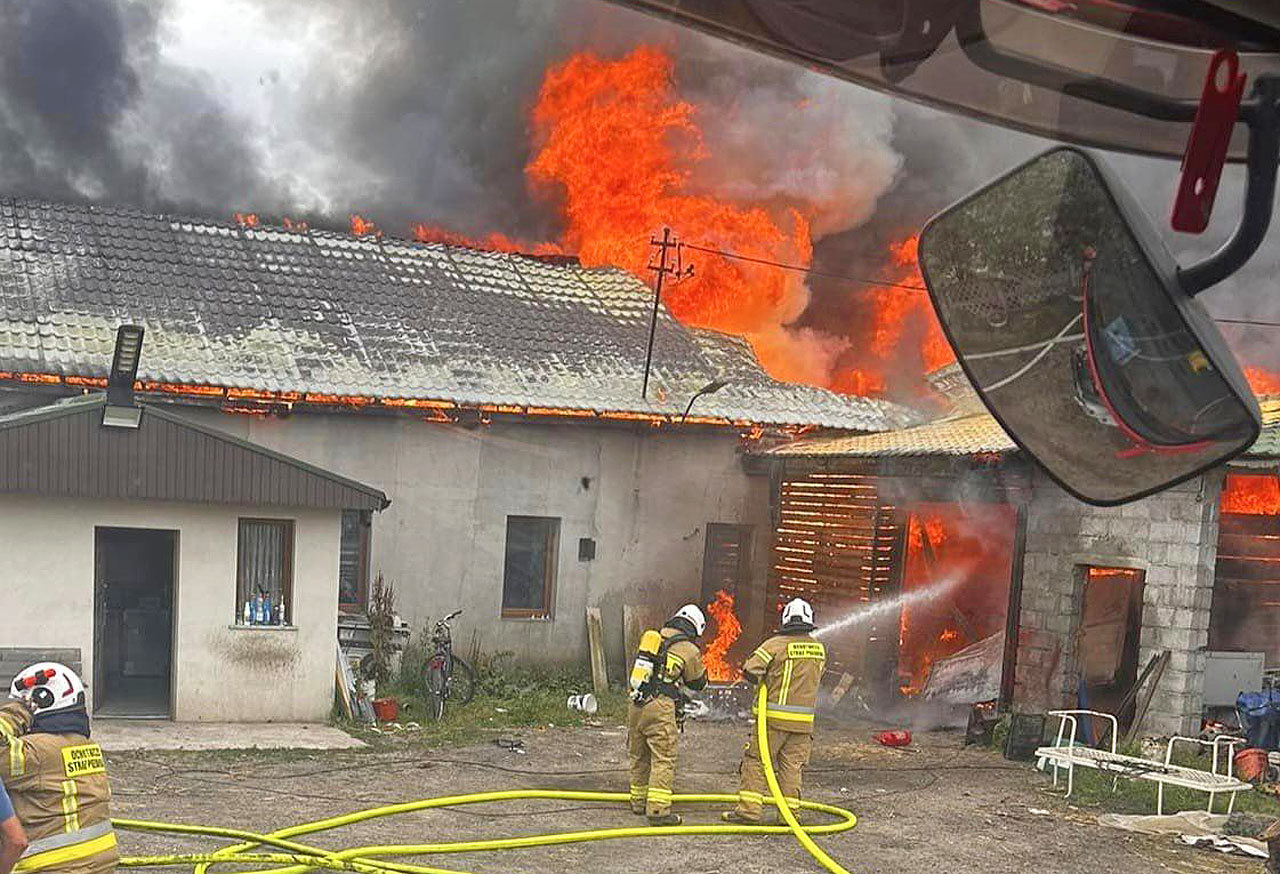 Ogień strawił wszystko. Ruszają akcje pomocy dla pogorzelców z Miłaczewa - Pożar Miłaczew / fot. OSP Feliksów