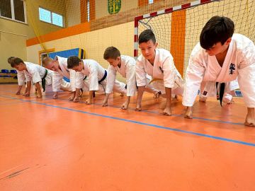 Seminarium Karate w Malanowie. Młodzi karatecy...