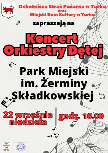 Muzyczna niedziela w parku. Koncert Orkiestry Dętej OSP Turek z wyjątkowym repertuarem