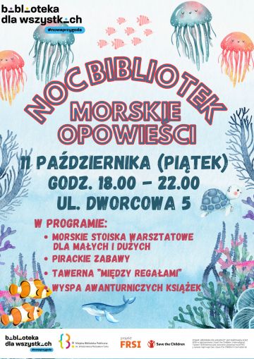 Ahoj przygodo! Noc Bibliotek już w najbliższy piątek