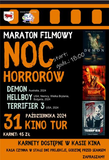 Noc Horrorów w kinie Tur