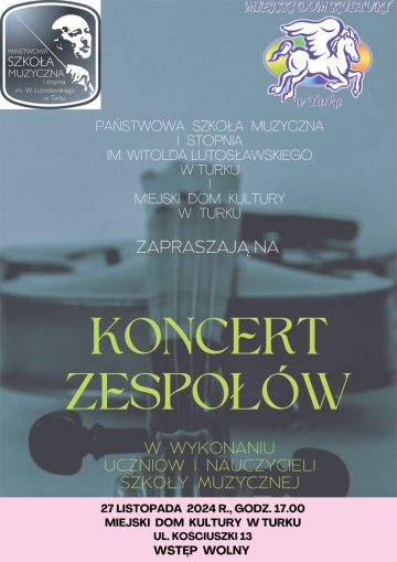 Koncert Zespołów PSM w MDK Turek