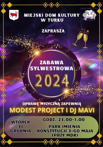 Zabawa Sylwestrowa 2024 w Turku