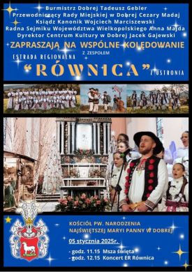 Wspólne Kolędowanie z zespołem Estrada Regionalna „Równica”