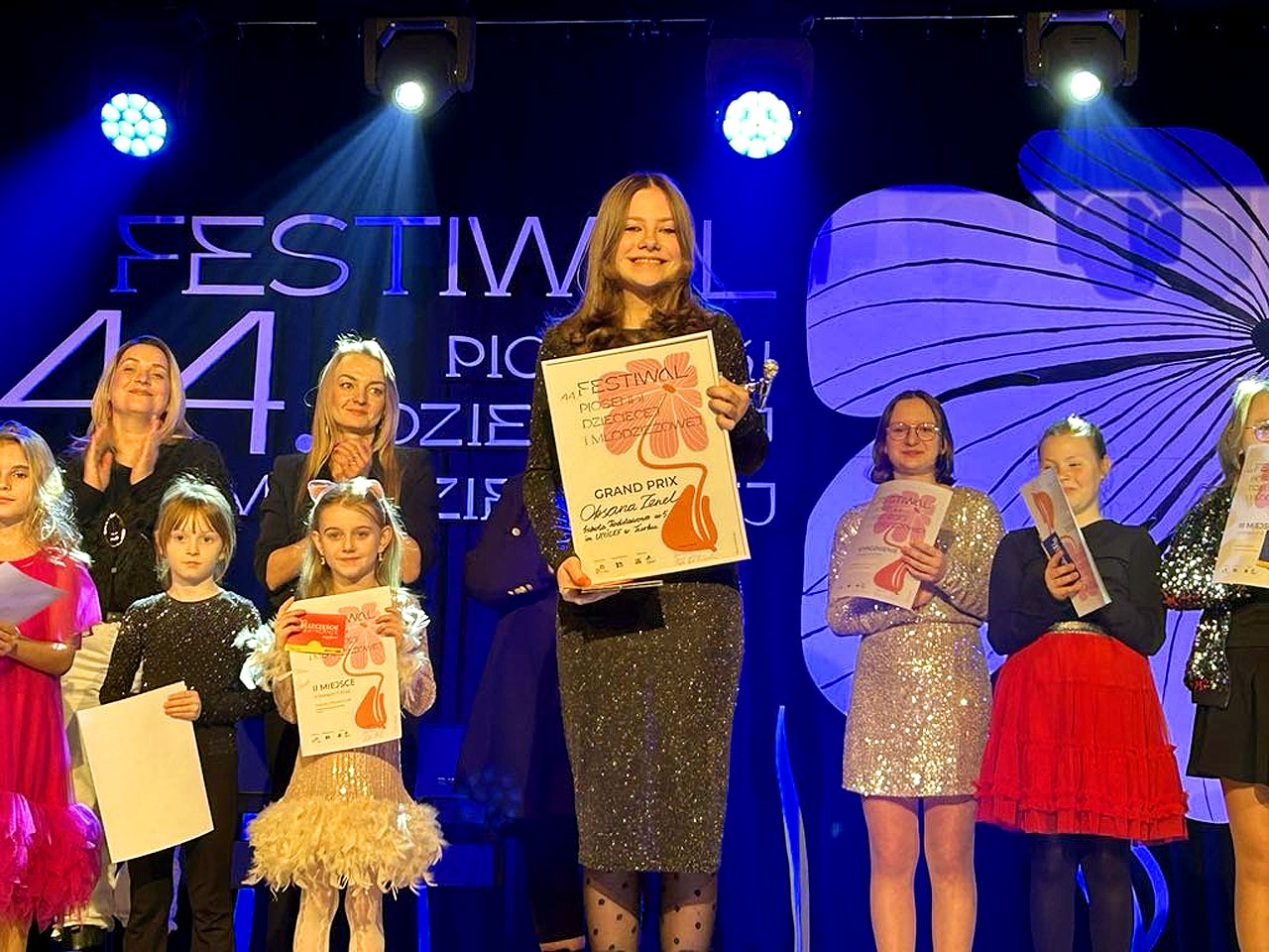 Oksana Zenel z Grand Prix 44 Festiwalu Piosenki Dziecięcej i Młodzieżowej! Sukces młodych wokalistek w Koninie