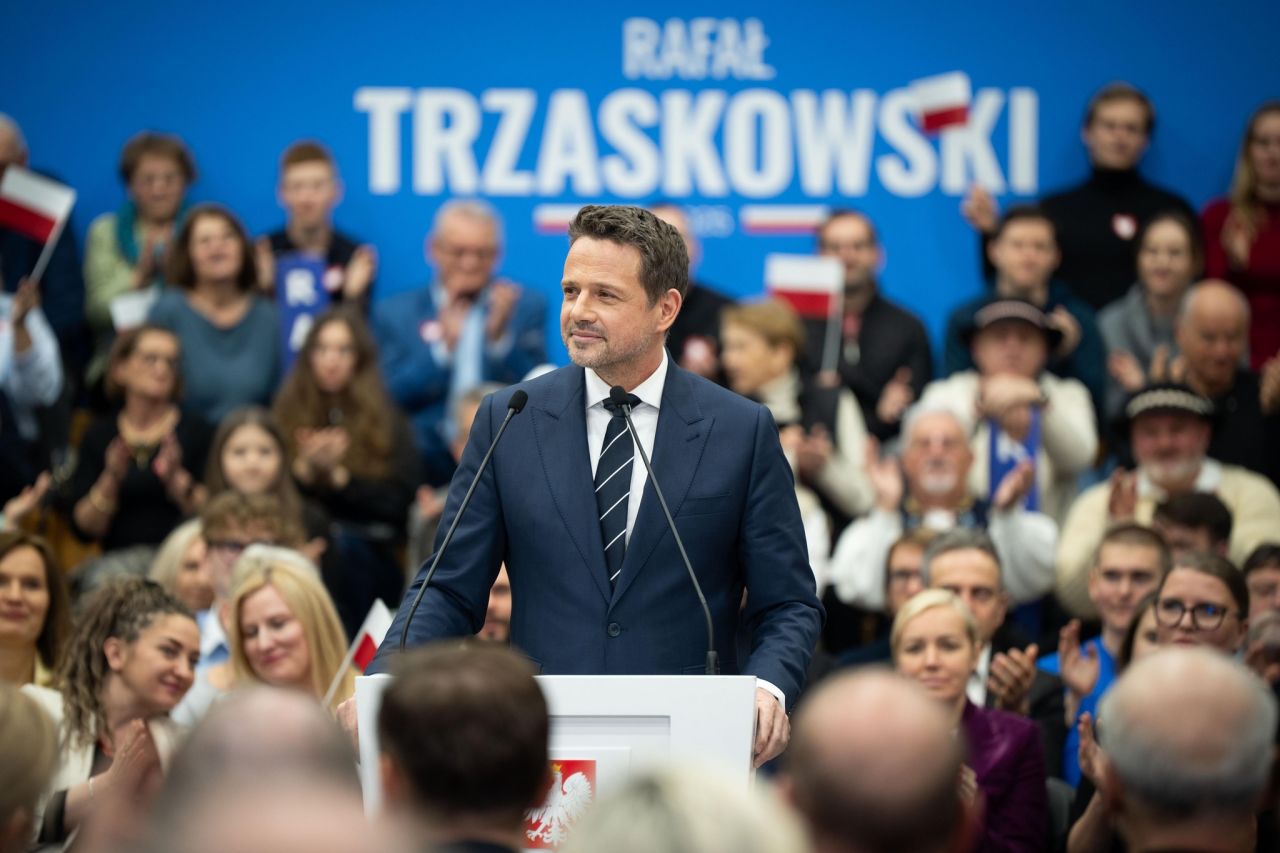 Wybory prezydenckie 2025. Turek na trasie kampanii Rafała Trzaskowskiego - Rafał Trzaskowski w Turku / fot. FB