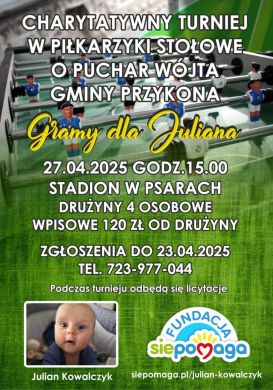 Charytatywny Turniej w Piłkarzyki Stołowe