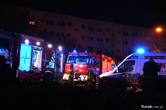 Miasto Turek: Pożar w bloku na Milewskiego w Turku. Jedna osoba nie żyje,...