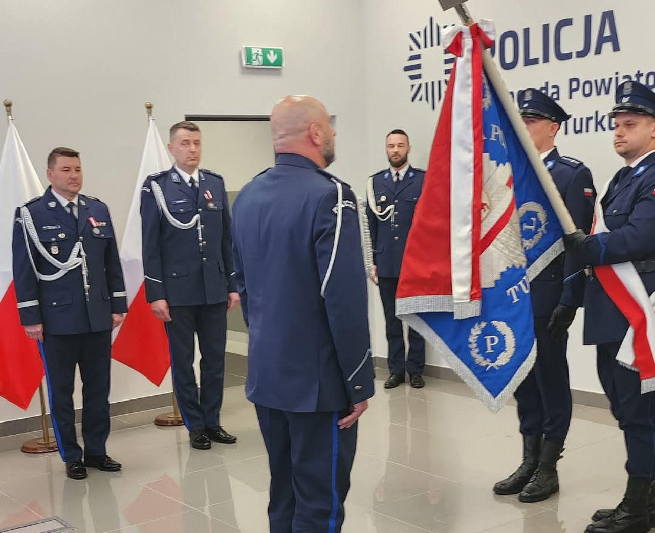 Oficjalne mianowanie nowych komendantów w KPP Turek