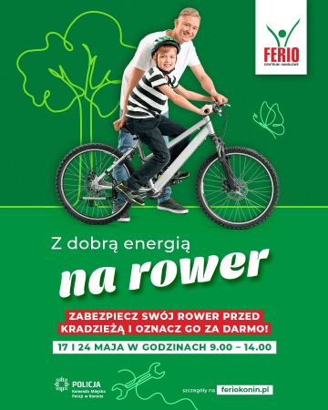 Ferio Konin wspiera rowerzystów – rusza wiosenna akcja bezpłatnego znakowania rowerów