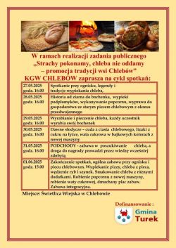 Strachy pokonamy, chleba nie oddamy – promocja tradycji wsi Chlebów