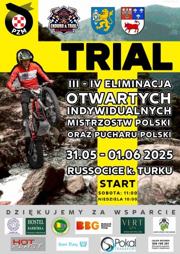 Zawody w Motocyklowym Trialu  w Russocicach