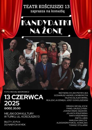 Teatralna komedia wraca na scenę. Kandydatki na żonę ponownie w MDK Turek
