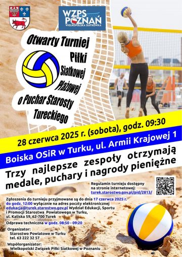 Otwarty Turniej Piłki Siatkowej Plażowej o...