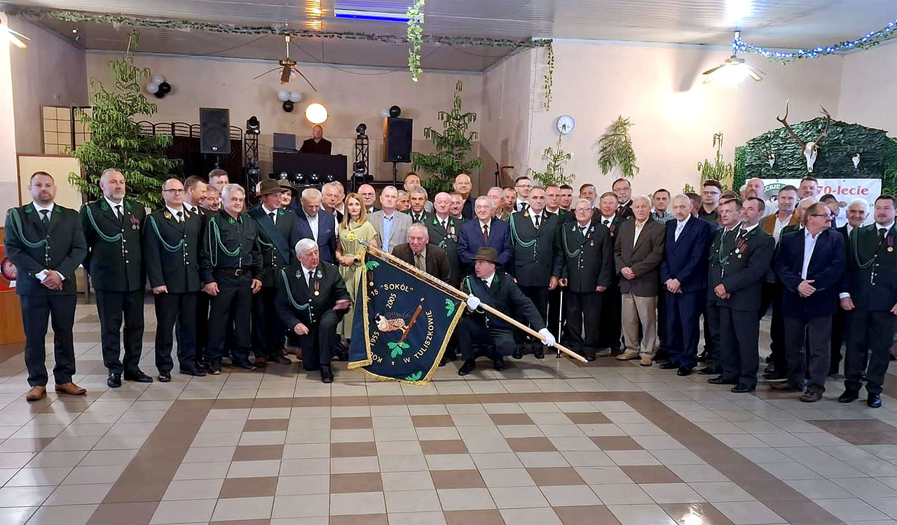 Jubileusz pełen dumy. Koło Łowieckie „Sokół” w Tuliszkowie świętuje 70-lecie - 70-lecie Koła Łowieckiego Sokół Tuliszków