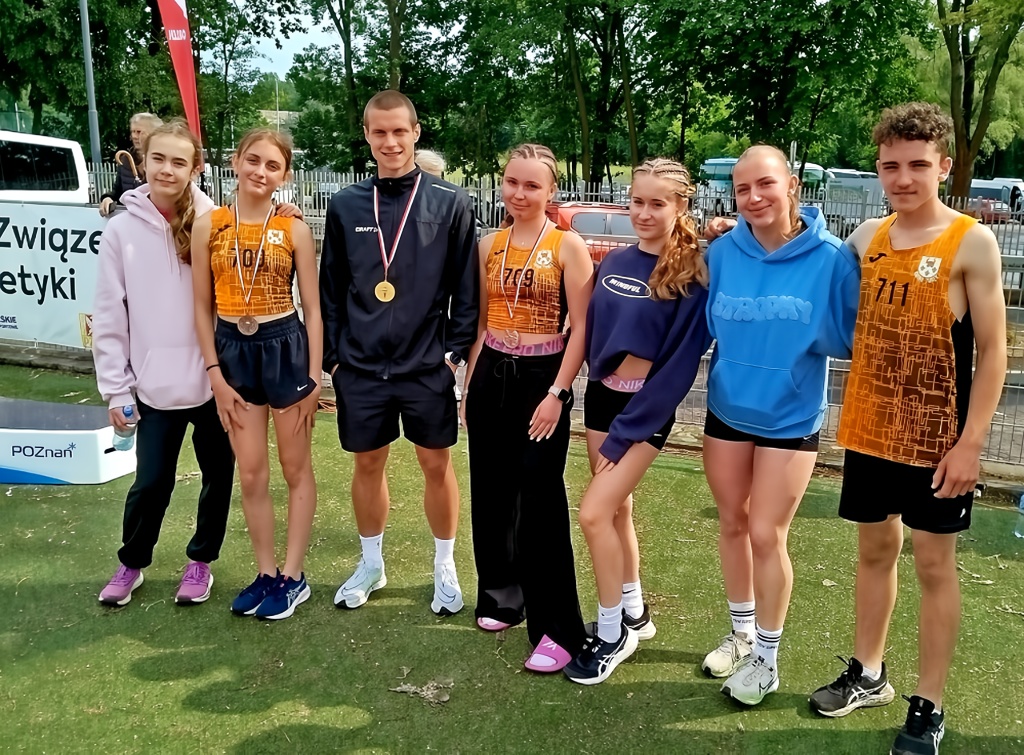 Medalowy weekend UKS Sprinter Słodków. Cztery krążki na Mistrzostwach Wielkopolski! - UKS Sprinter Słodków na Mistrzostwach Wielkopolski / fot. UKS Sprinter Słodków