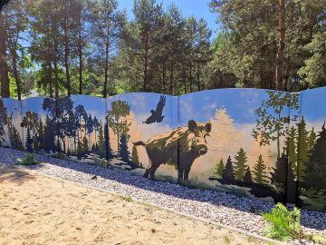 Ekomural w Grabieńcu. Mural łączący sztukę...