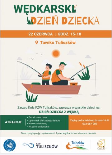 Wędkarski Dzień Dziecka w gminie Tuliszków