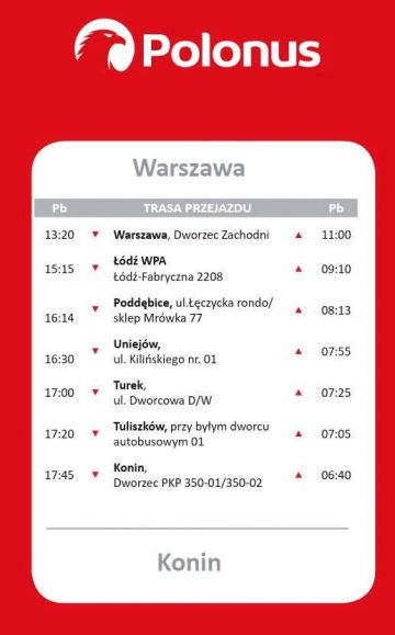 Uruchomiono połączenie autobusowe do Warszawy. Turek i Tuliszków na trasie autobusu PKS Polonus
