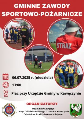 Gminne Zawody Sportowo-Pożarnicze w Kawęczynie
