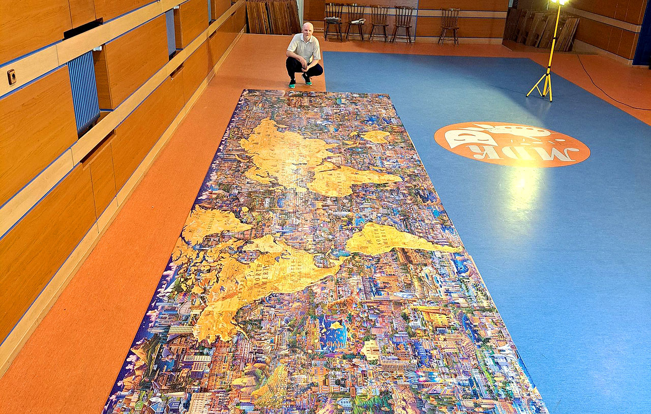 Największe puzzle świata w Turku. Unikalna wystawa tylko przez weekend - Największe puzzle świata w Turku /fot. Krzysztof Szczeciński