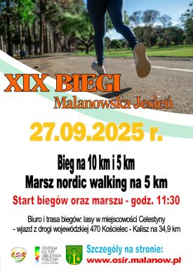 XIX Biegi Malanowska Jesień