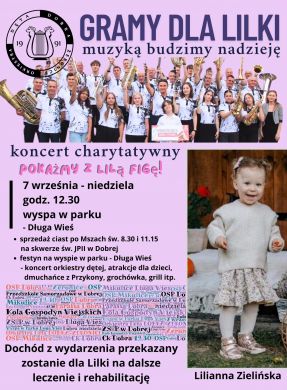 Koncert charytatywny „Gramy dla Lilki - muzyką budzimy nadzieję”